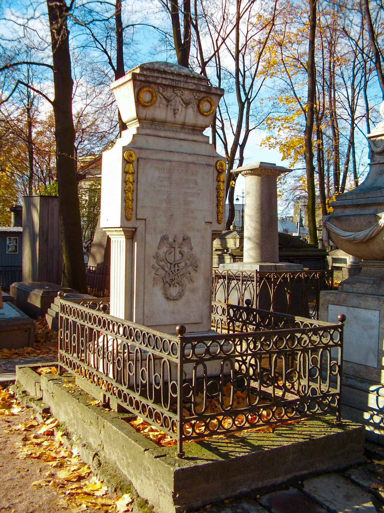 Mikhail Lomonosov's grave