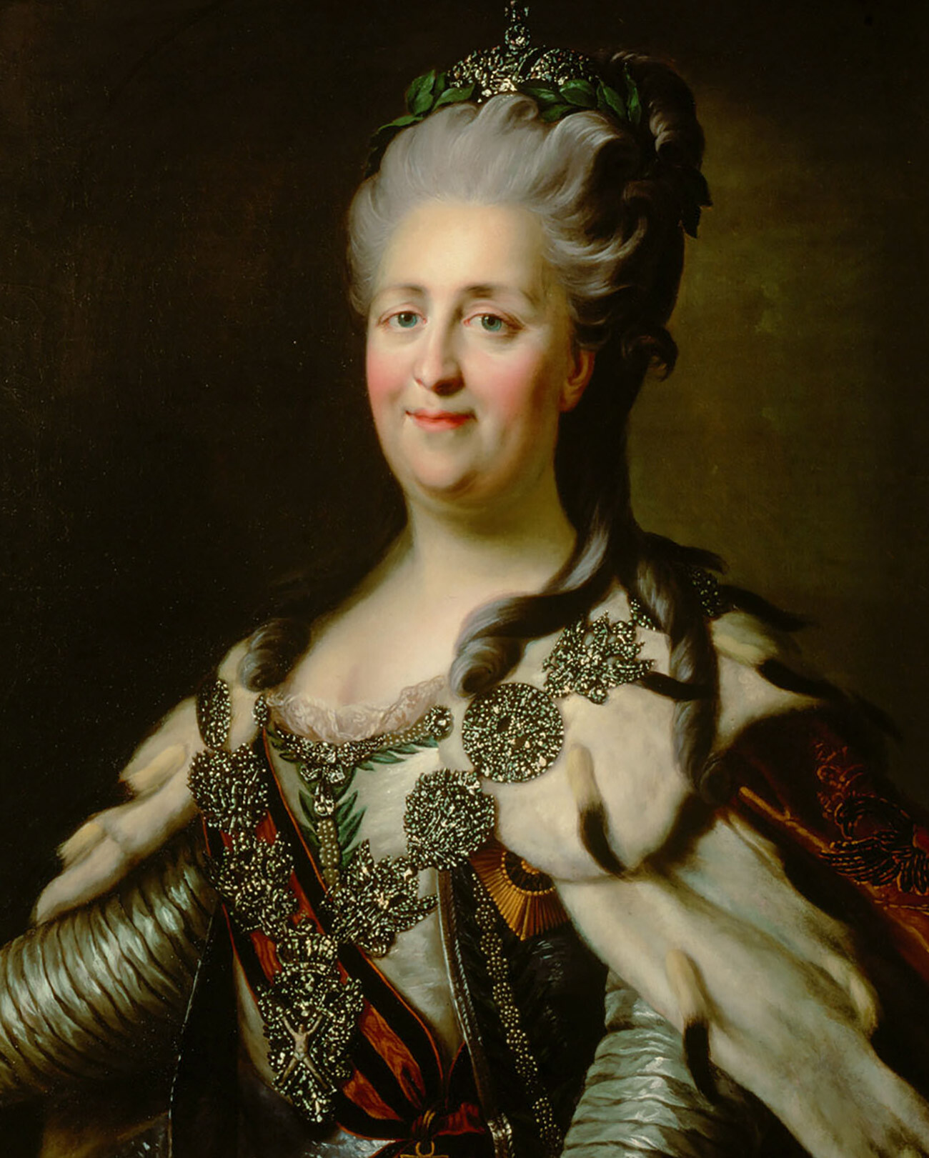 Portrait de Catherine II par Johann Baptist von Lampi, années 1780