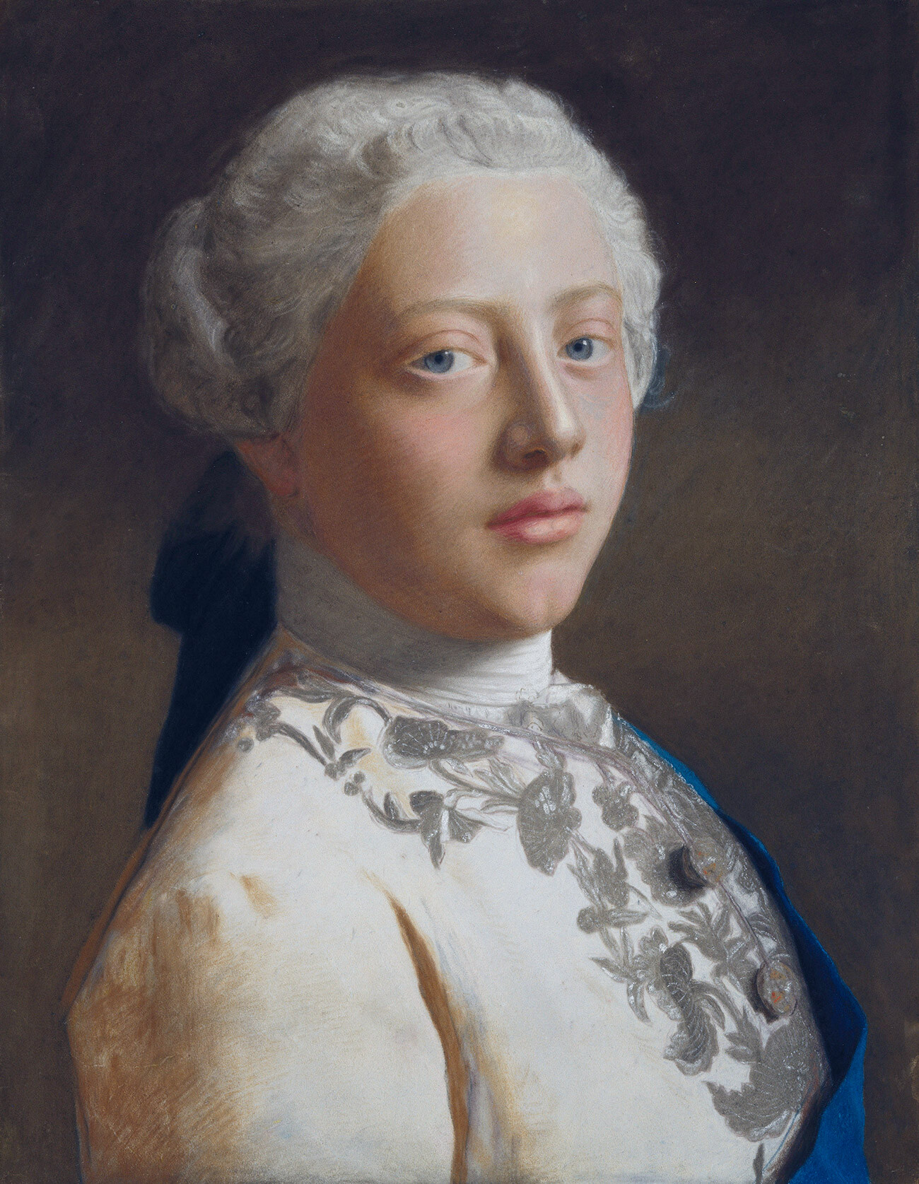 Prince George de Galles, 1754. Portrait par Jean Étienne Liotard