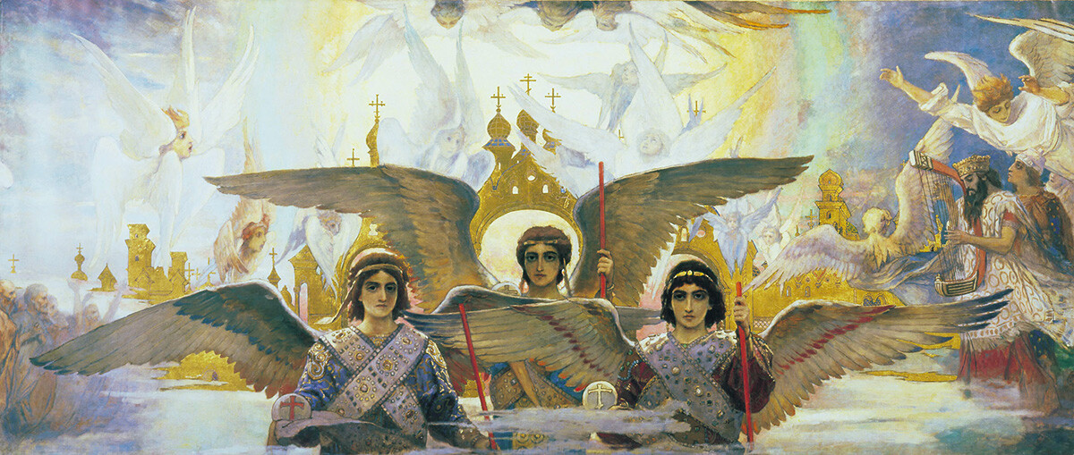 ‘The Joy of the Righteous about the Lord’ by Viktor Vasnetsov. Central part