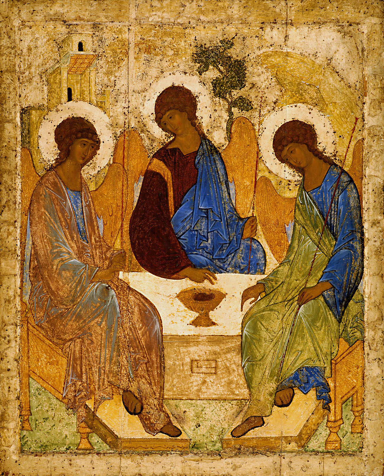 Andrei Rublev. The Holy Trinity, 1422-1427