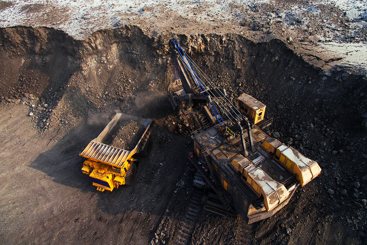 Coal mining in Kemerovo