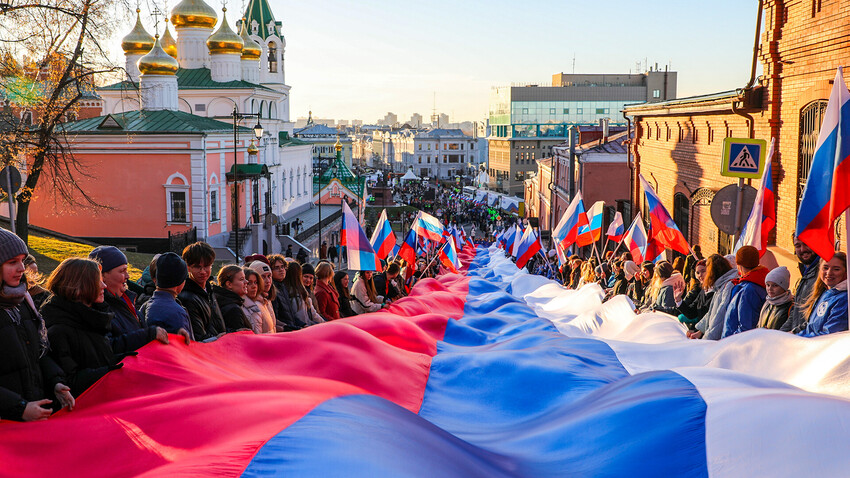 Día de la Unidad Popular en Nizhni Nóvgorod.