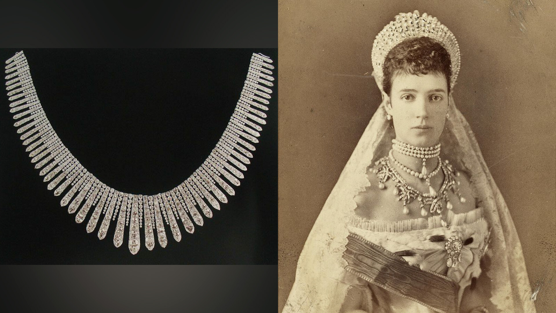 Maria Feodorovna and her tiara.