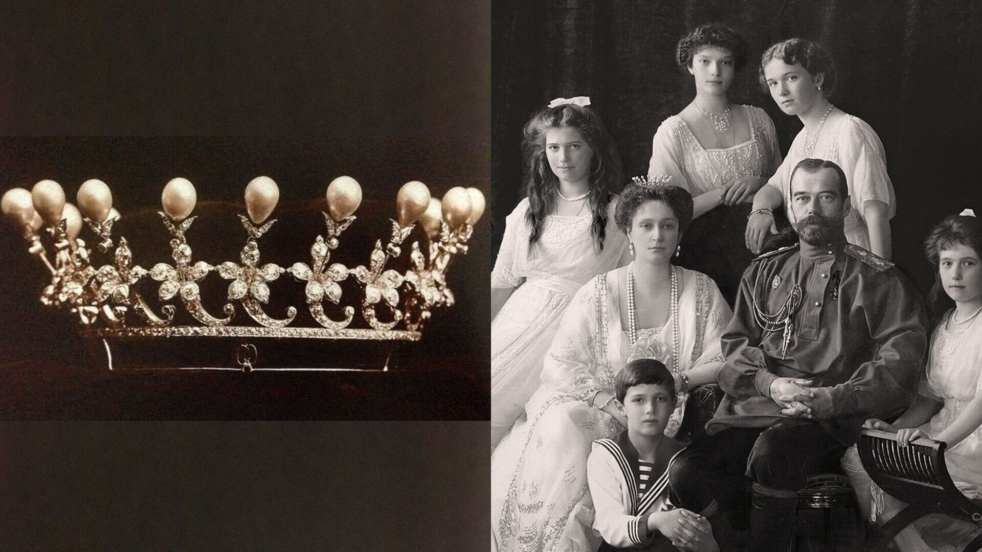 Foto de família dos últimos Romanov, 1913.