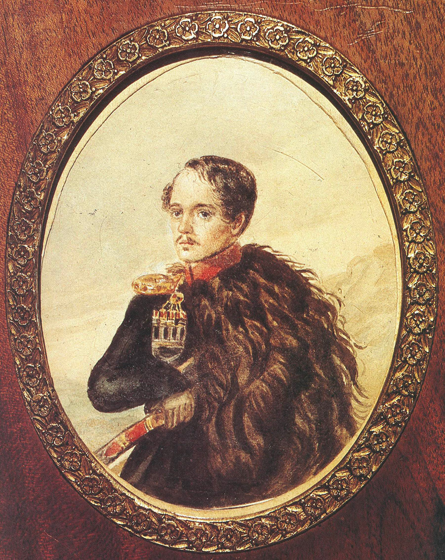 Mikhail Lermontov. Self-portrait