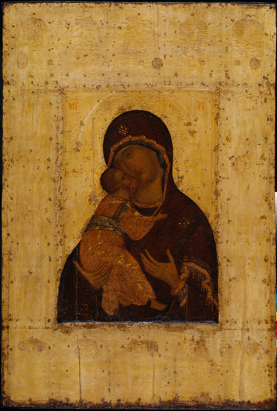 Our Lady of Vladimir. Early 15th century. Attributed to Andrei Rublev