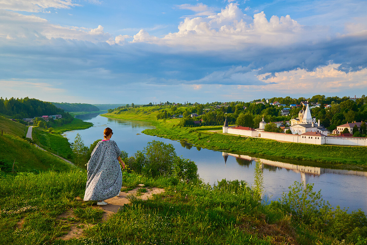 View to the Volga’s right bank