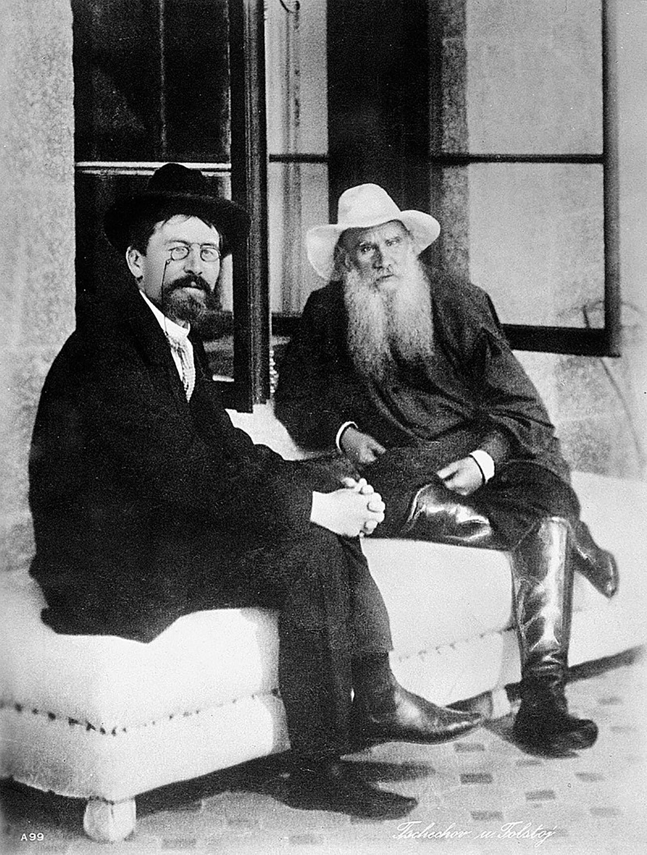Chekhov and Leo Tolstoy in Crimea