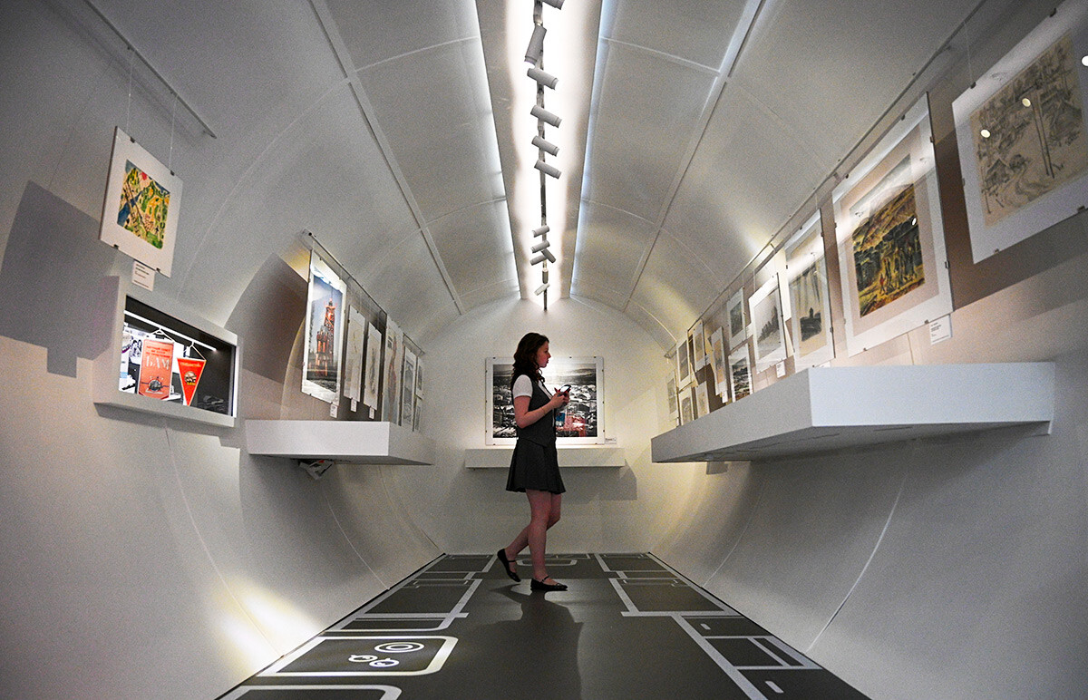 Inside a revived TSUB at the State Historical Museum in Moscow