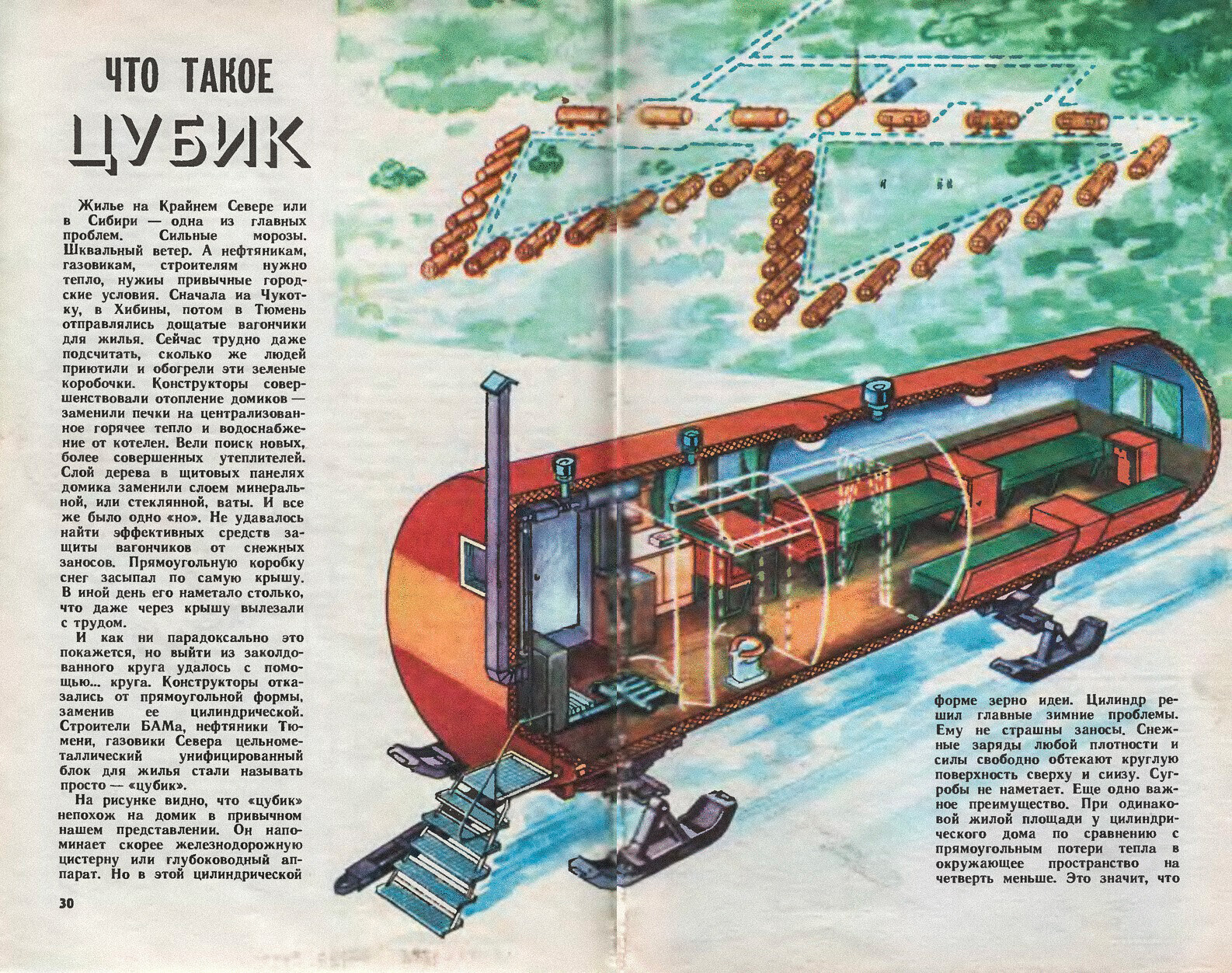 “O que é Tsúbik?”, manchete em revista soviética.