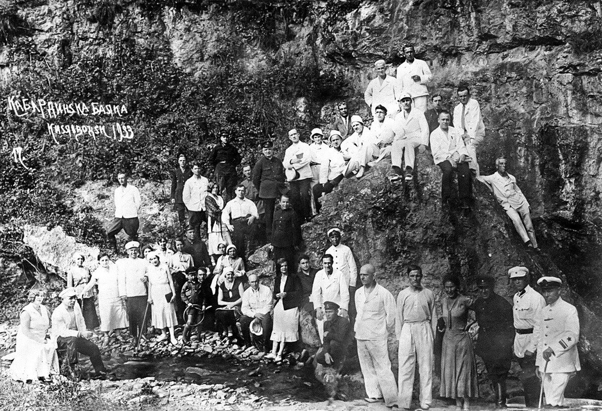 Alushta. Playa,1924.