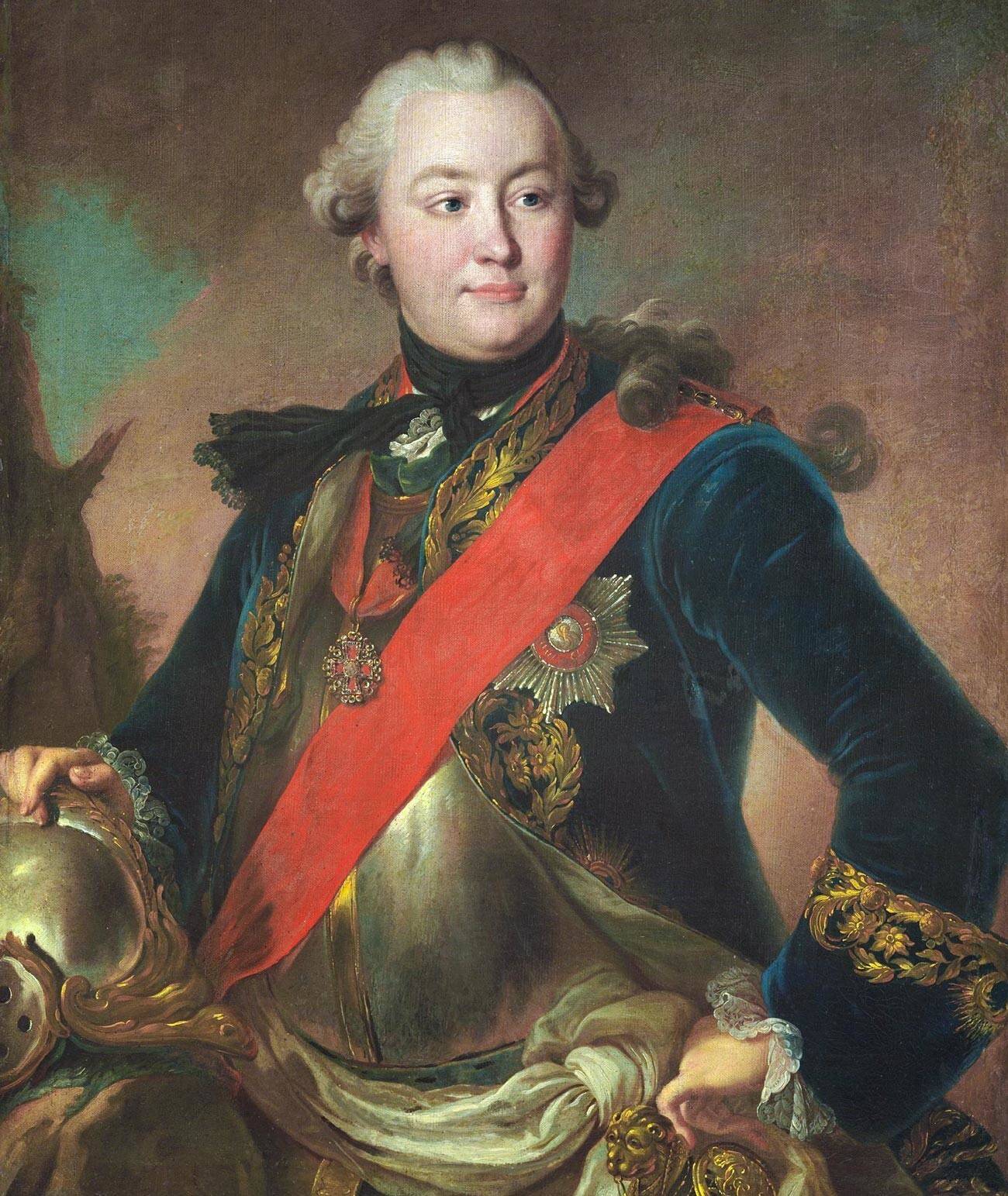 Retrato de Grigóri Orlov, por Fiodor Rôkotov, 1762.