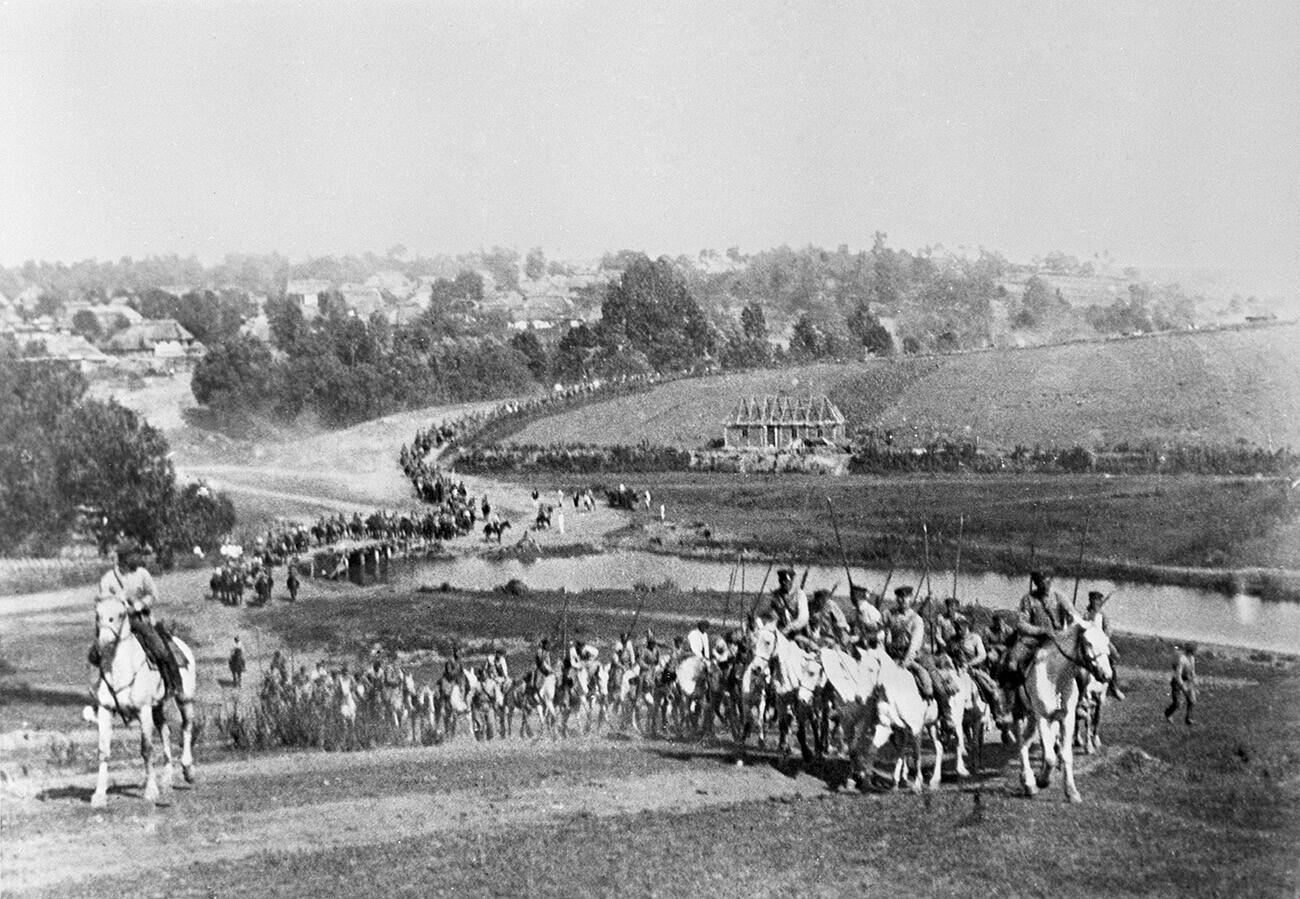 Unités sous les ordres de Grigori Kotovski en campagne durant la guerre civile dans le Sud de la Russie, 1920