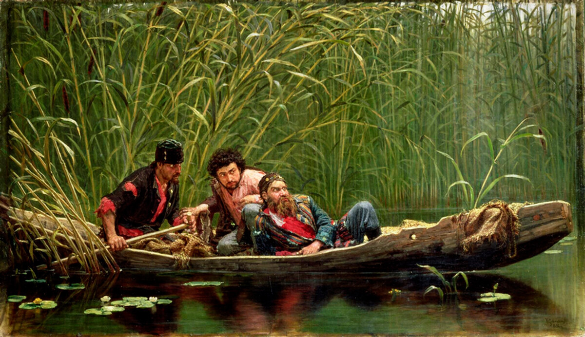 Pessoas suspeitas, 1882, Konstantin Savitski.