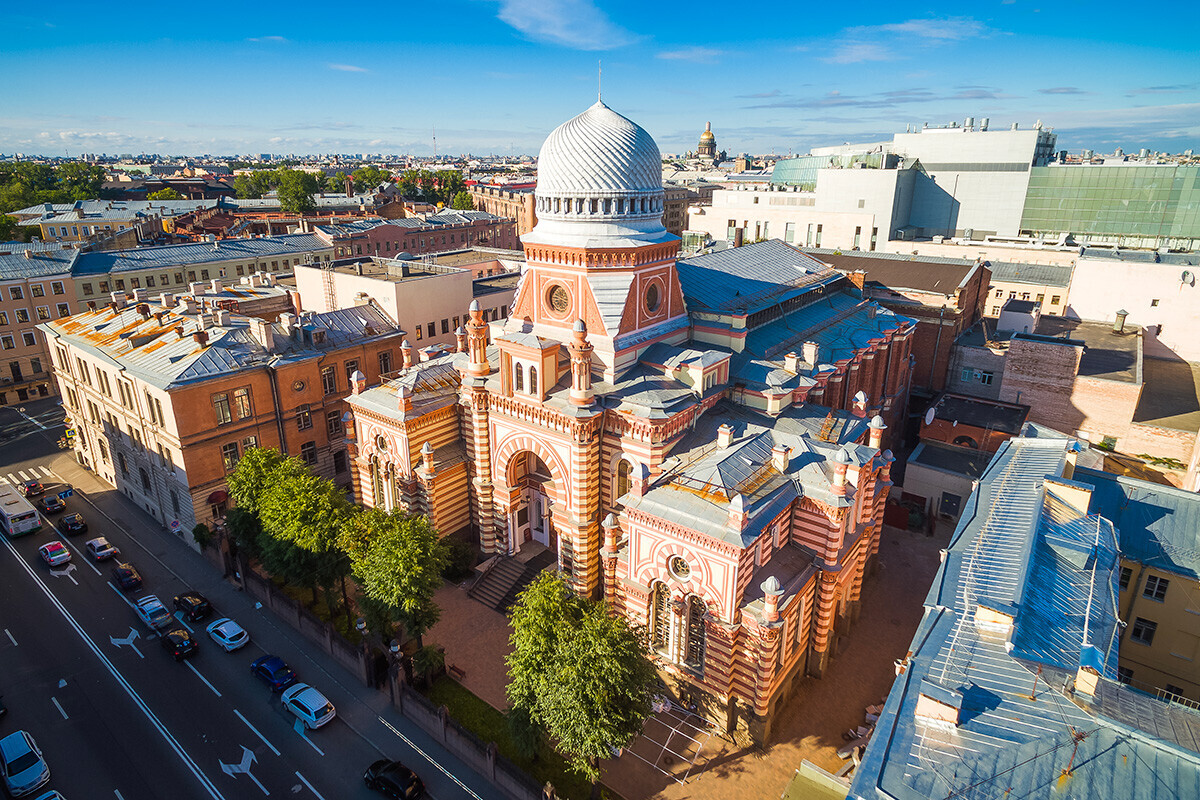 Grande Sinagoga Coral de São Petersburgo.
