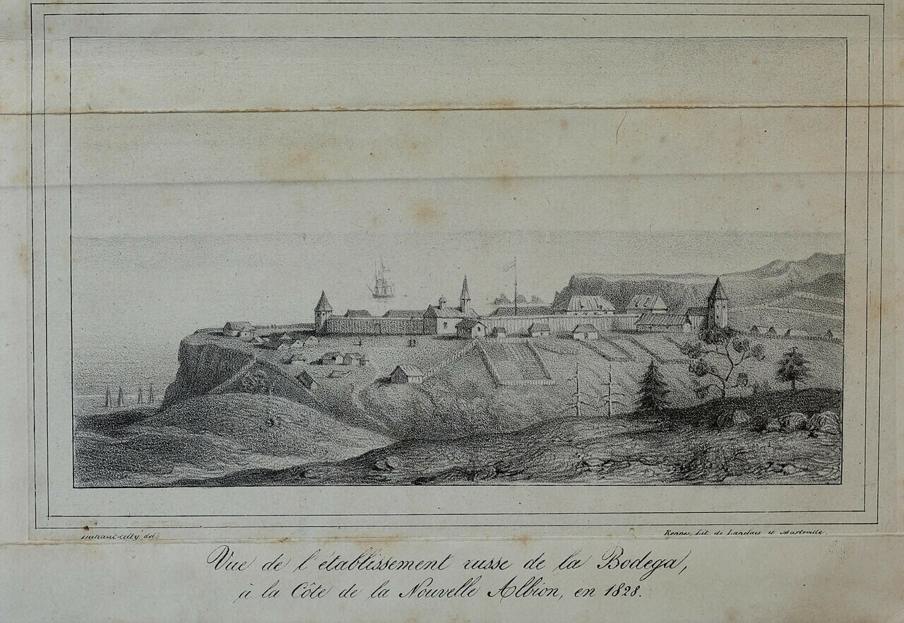 Fort Ross en 1828