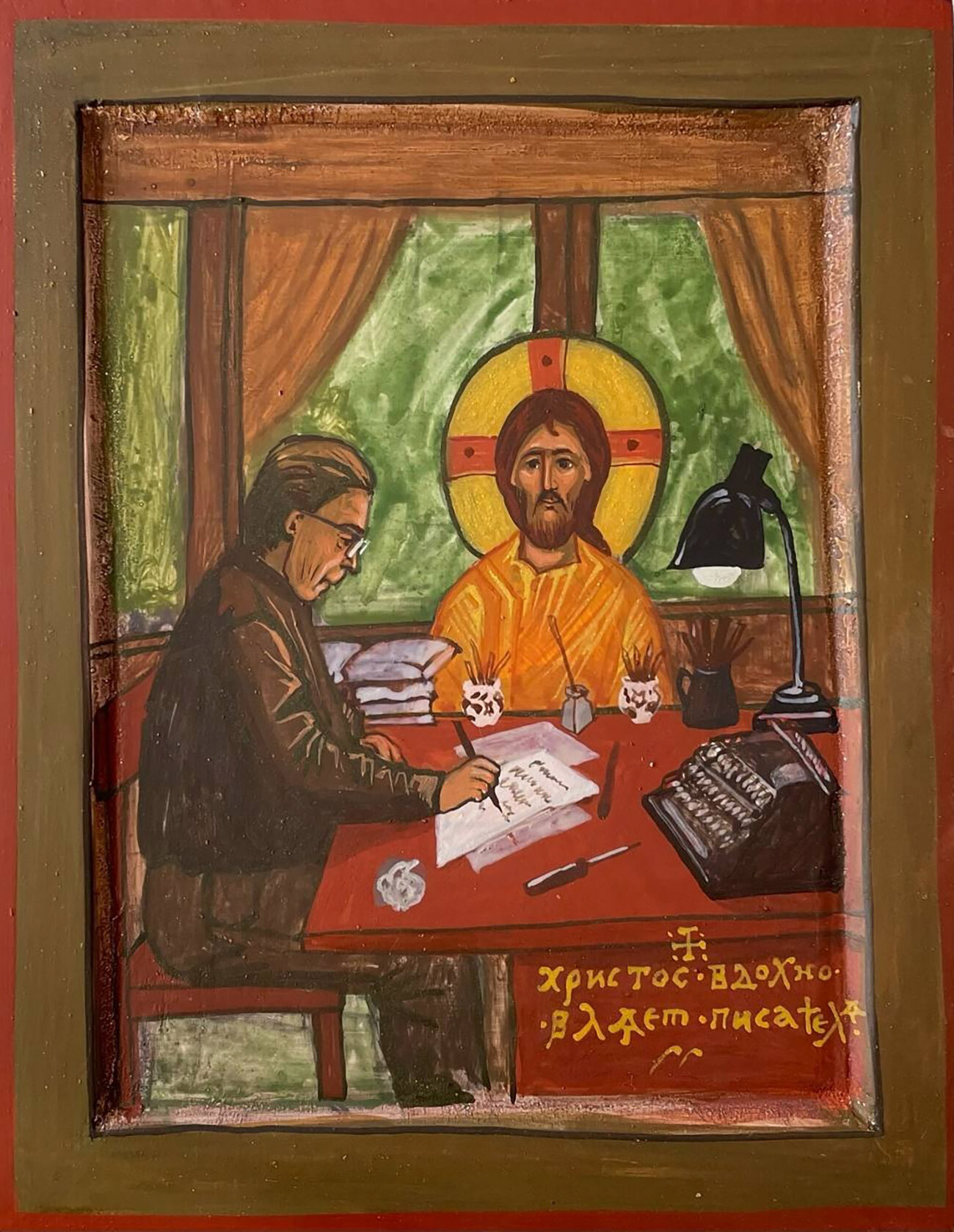 En images: cet iconographe russe ancre le Christ dans notre société moderne