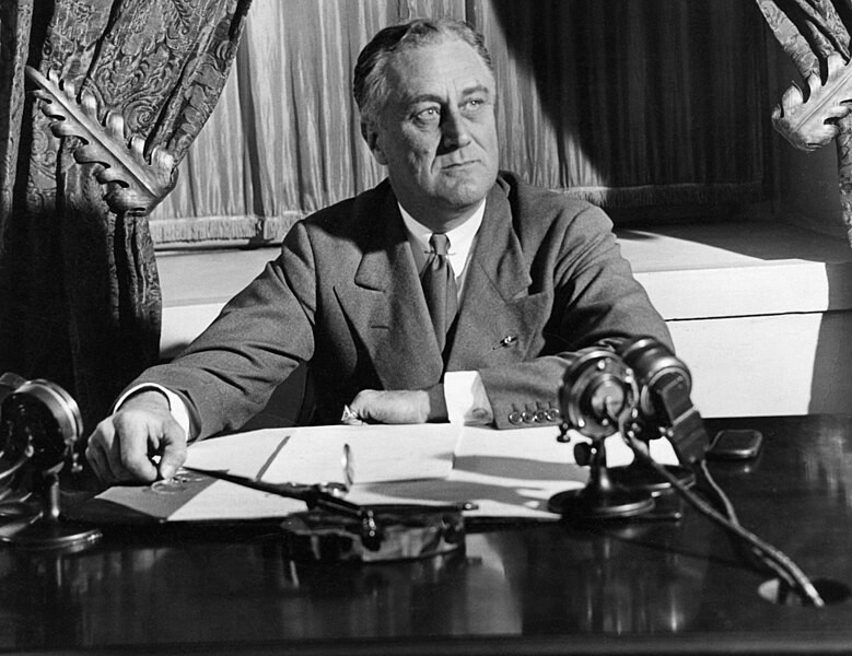 Franklin D. Roosevelt en 1933.