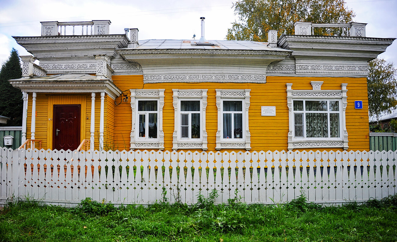 A wooden house in Vologda