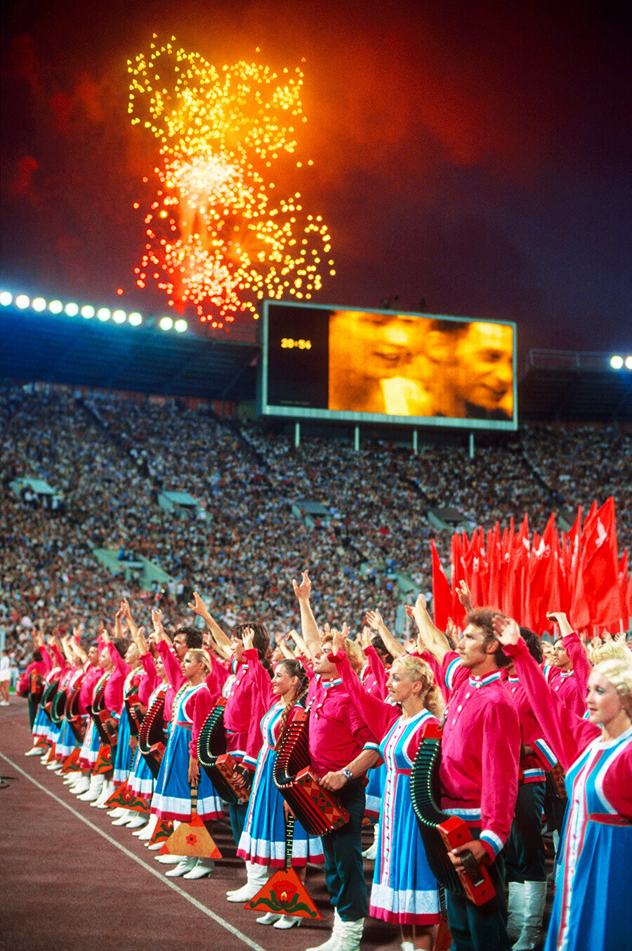 Estos fueron los momentos más brillantes de la ceremonia de clausura de los Juegos Olímpicos de 1980