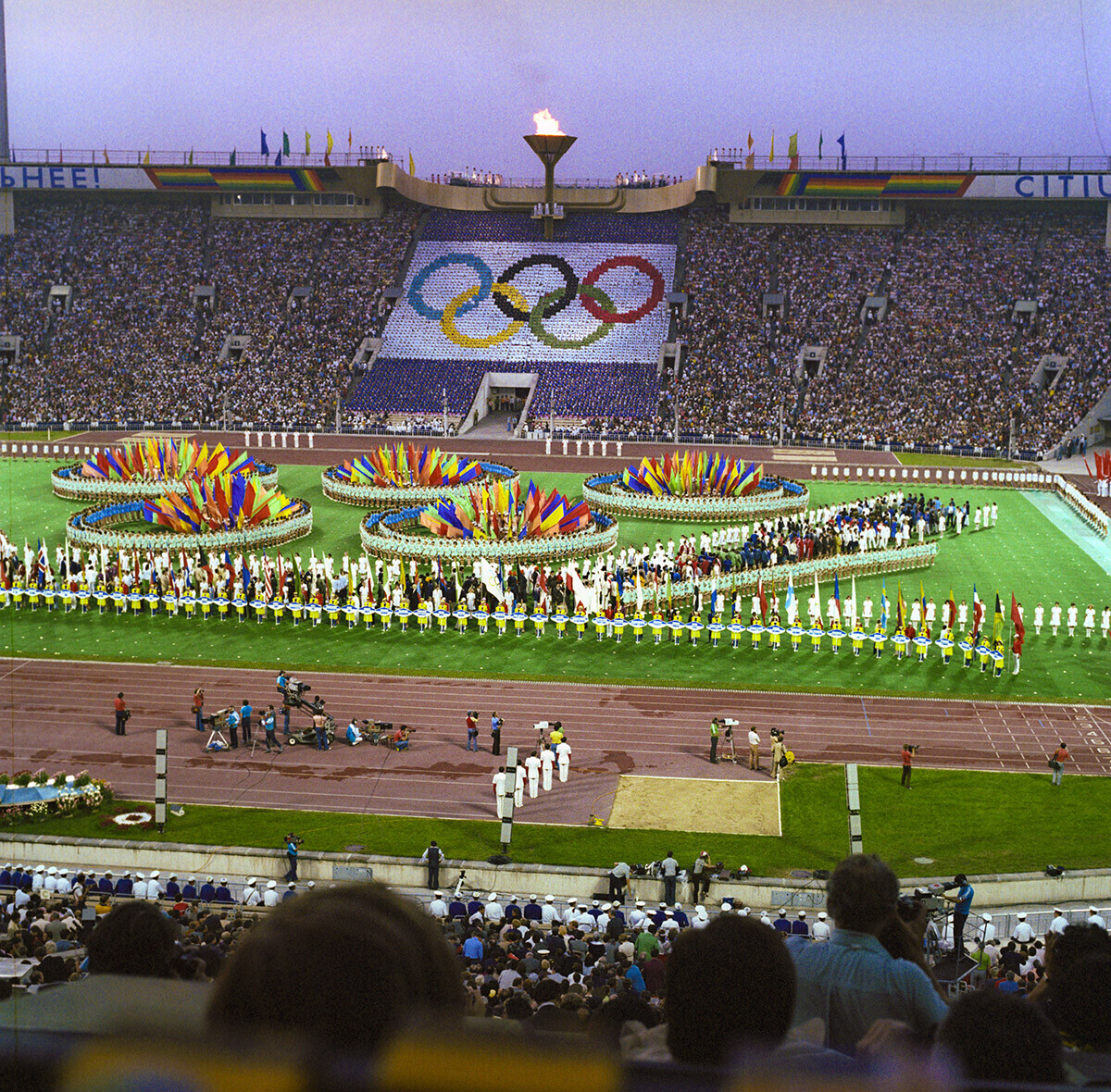 Estos fueron los momentos más brillantes de la ceremonia de clausura de los Juegos Olímpicos de 1980