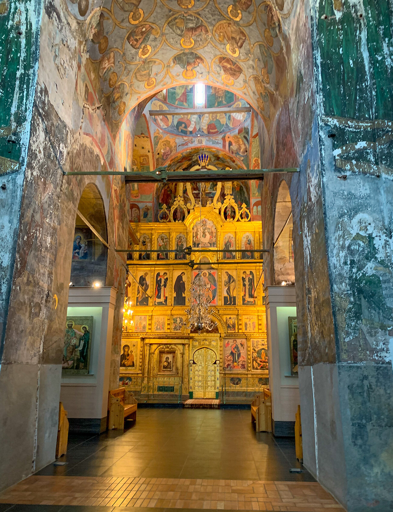 Inside the Dormition Cathedral