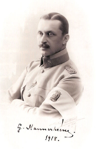 Carl Gustaf Emil Mannerheim en 1918.