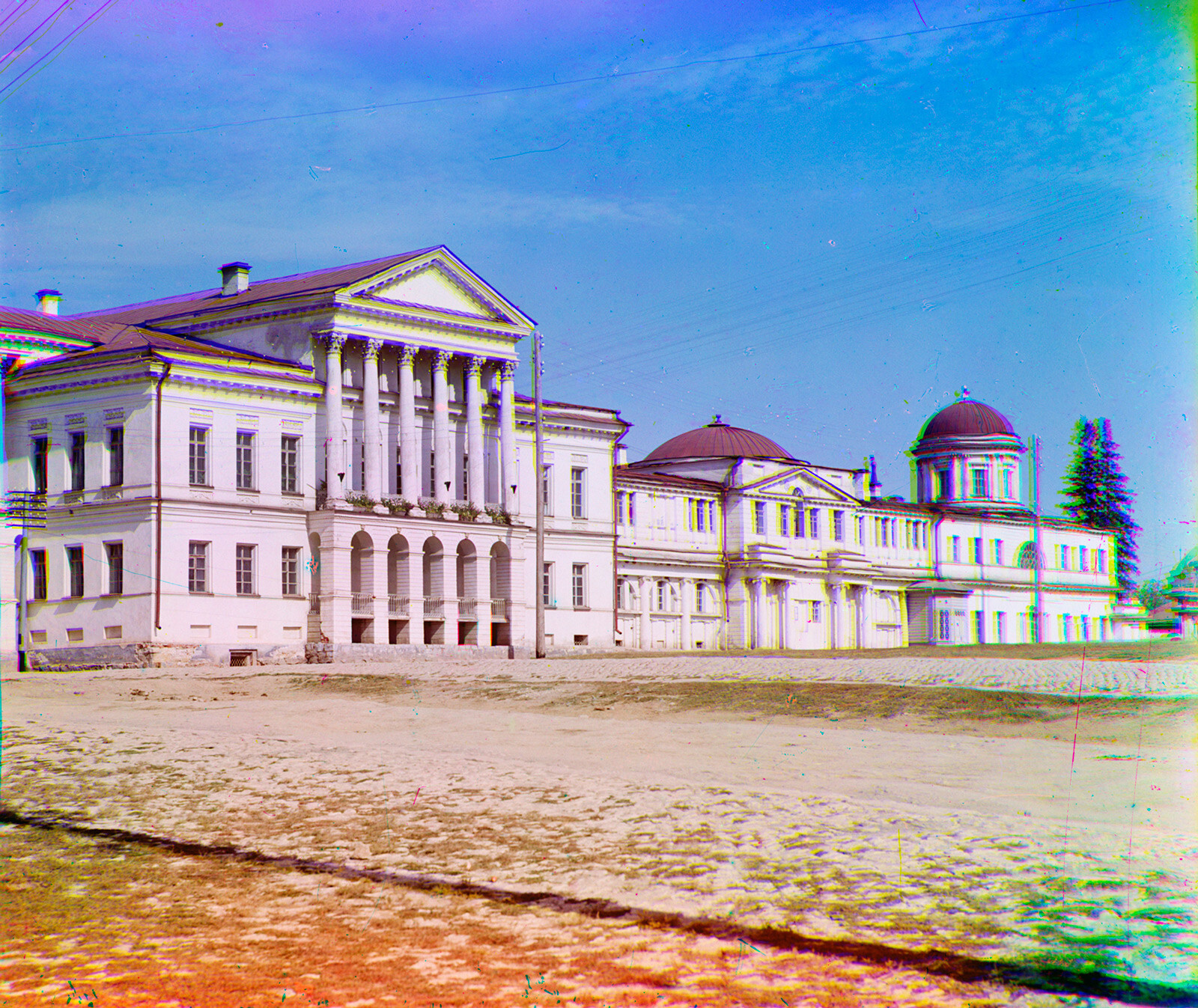 Palais Kharitonov, façade principale. Été 1909
