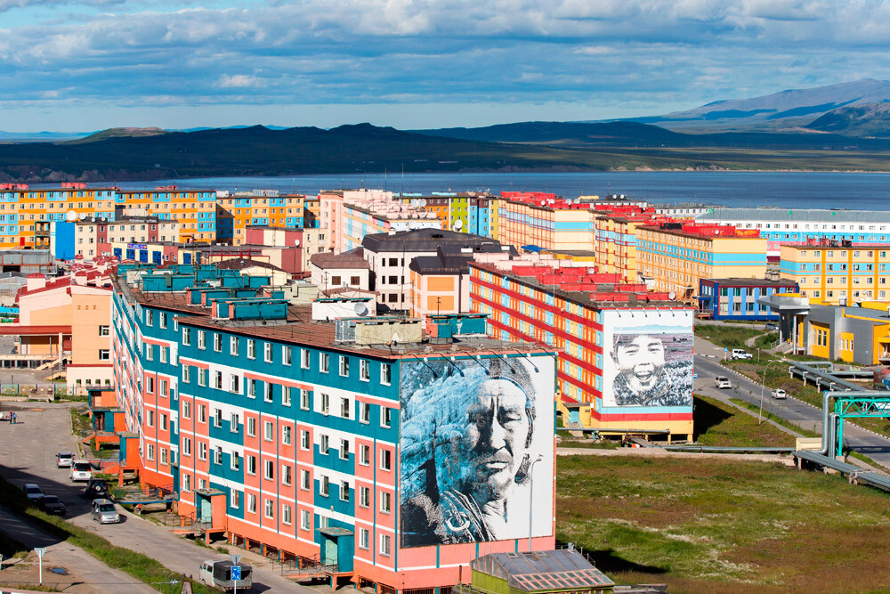 Anádir, la capital de Chukotka. Sí, los esquimales viven en una ciudad, no en la tundra.