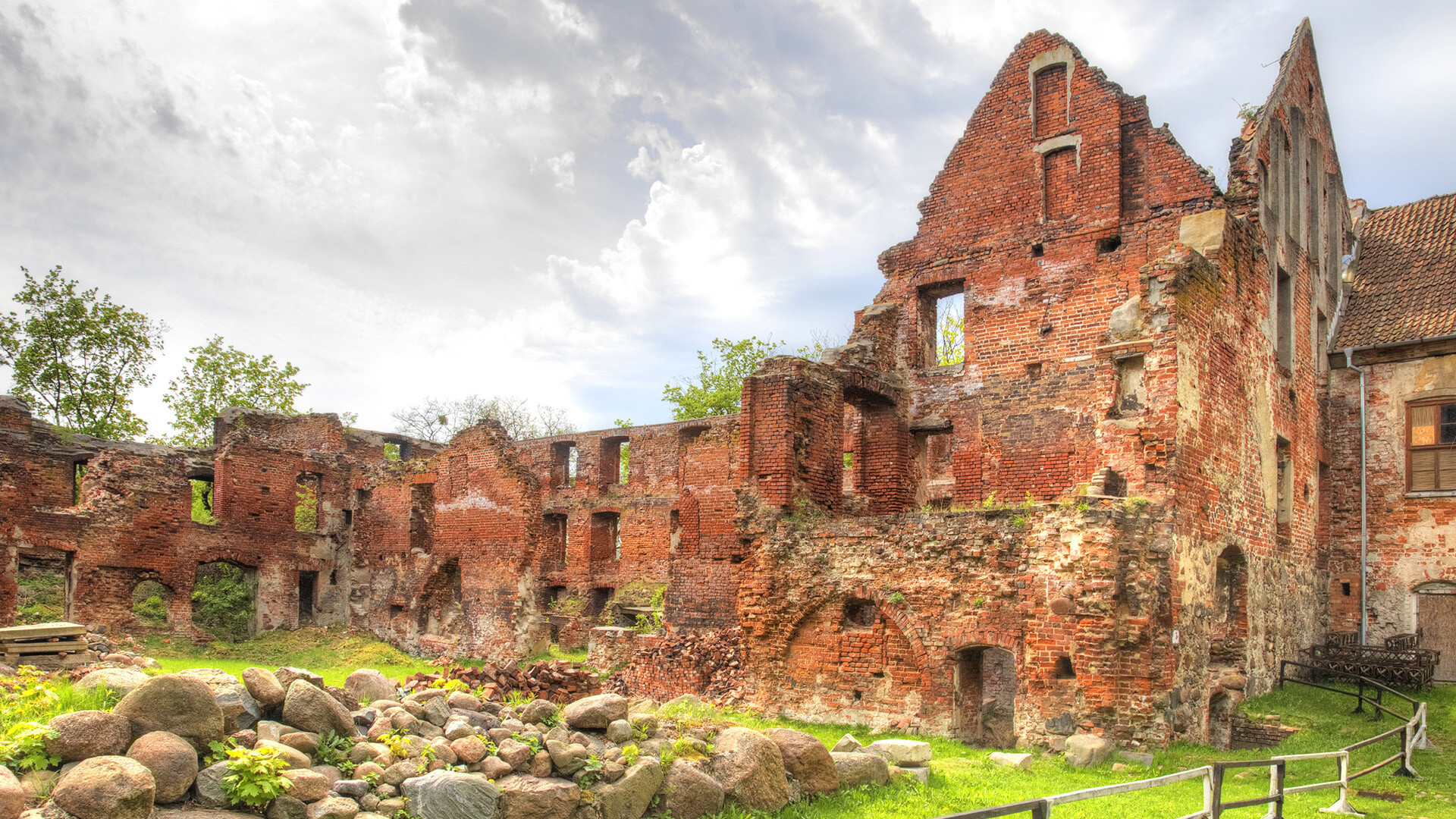 Ruins of the Castle of Insterburg, Chernyakhovsk sity. 