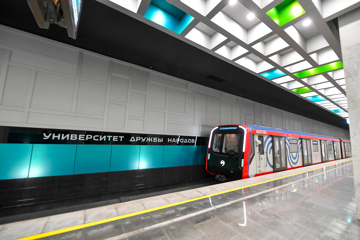 En images: Moscou inaugure les premières stations d’une toute nouvelle ligne de métro