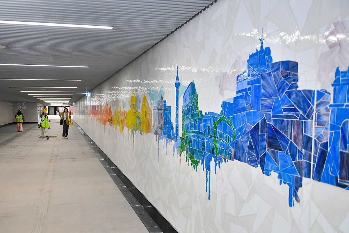 En images: Moscou inaugure les premières stations d’une toute nouvelle ligne de métro