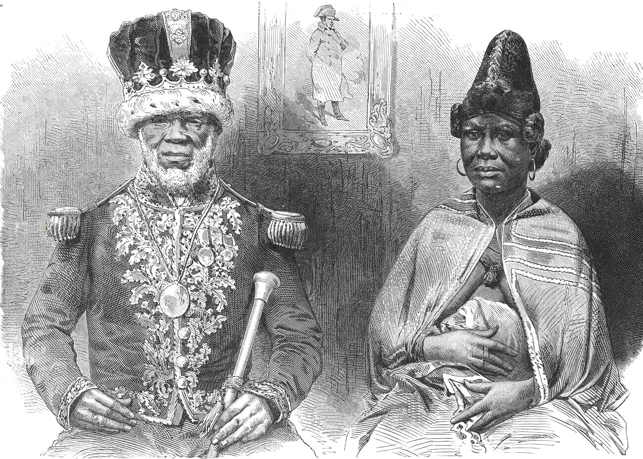 Suzy's great-grandfather, 'King Denis' (Antchouwé Kowe Rapontchombo)