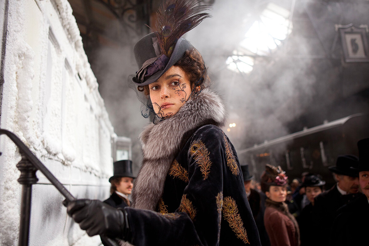 Keira Knightley as Anna Karenina in the 2012 movie by Joe Wright