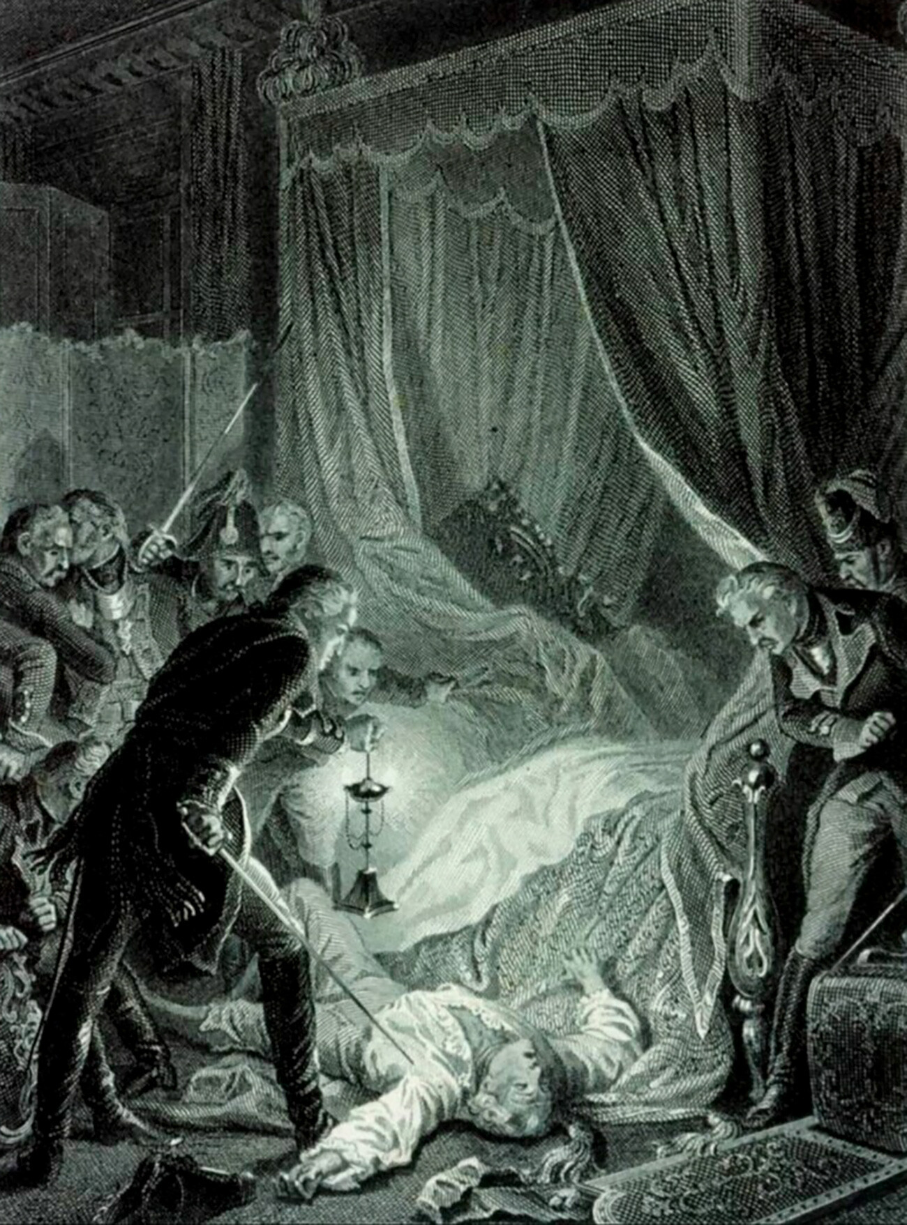 The murder of Tsar Paul I of Russia.