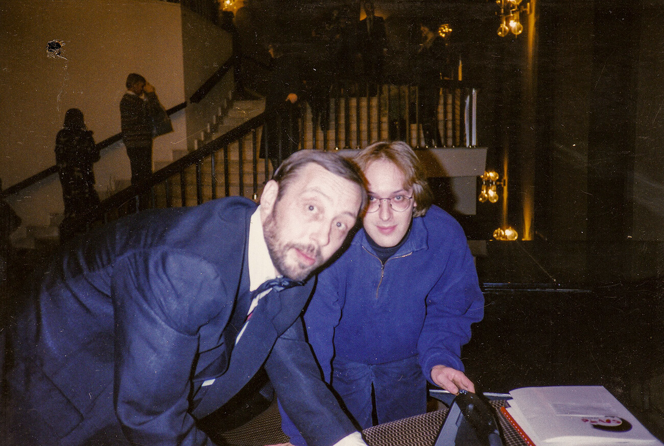 Alexander Kahl (right) and Nikolai Kolyada (left), 1990s