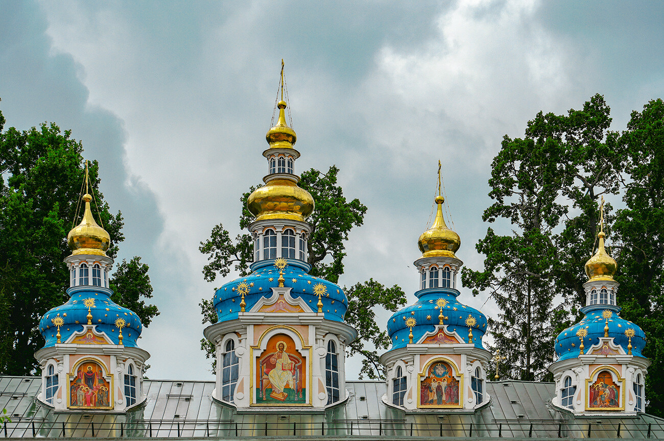 Купола Покровской церкви