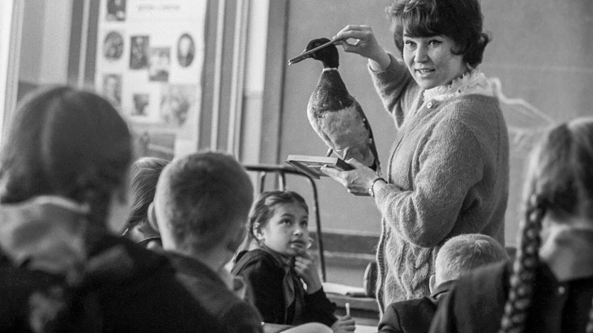 A school teacher in Yaroslavl.