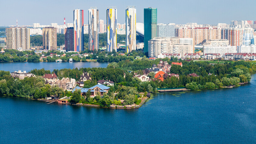 El barrio Pávshinskaia poima en Krasnogorsk. 