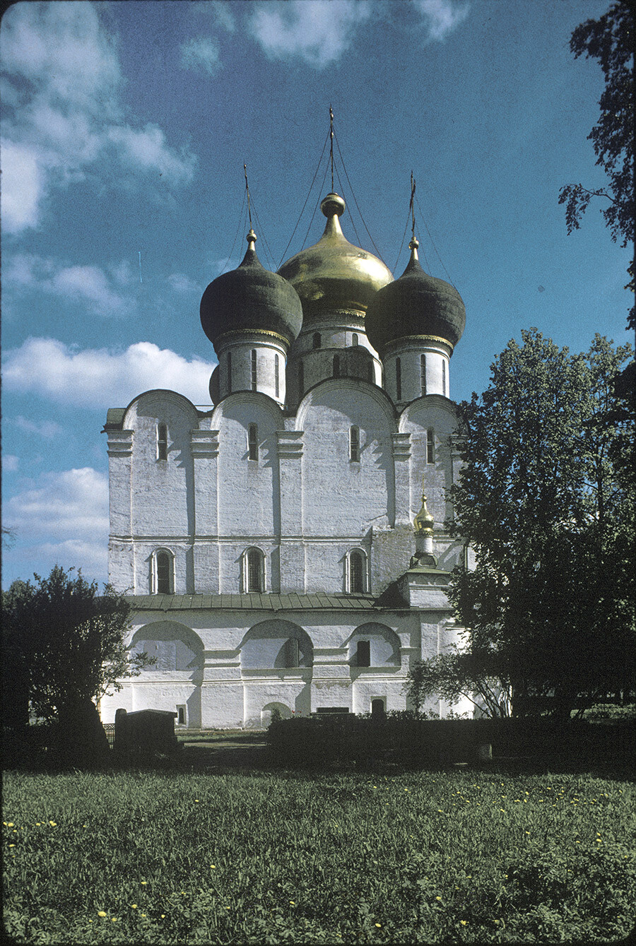 Novodevichy Convent. Refectory Church of the Dormition, northeast view. June 11, 2015.