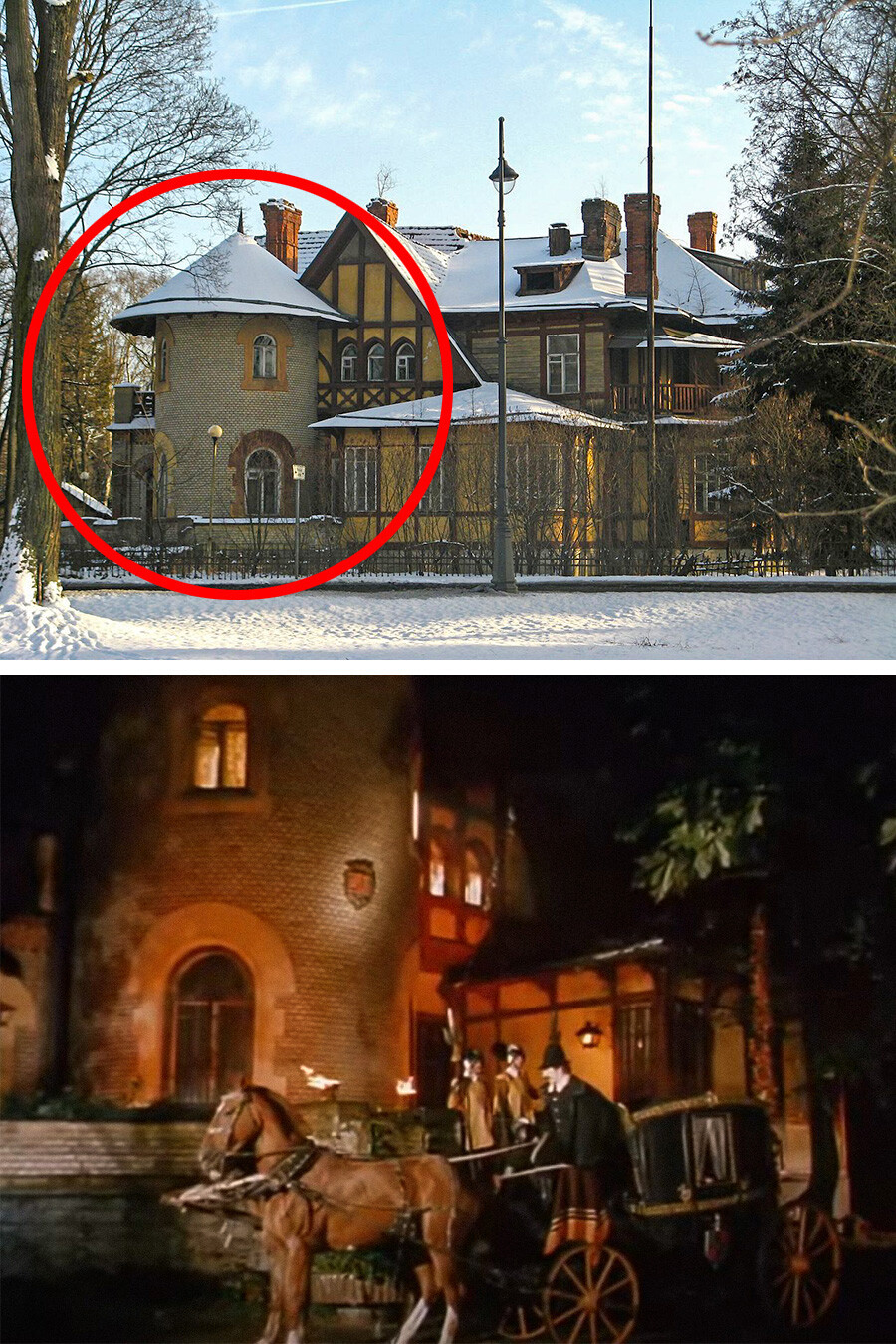 Dacha's tower seen in ‘Don César de Bazan’ movie