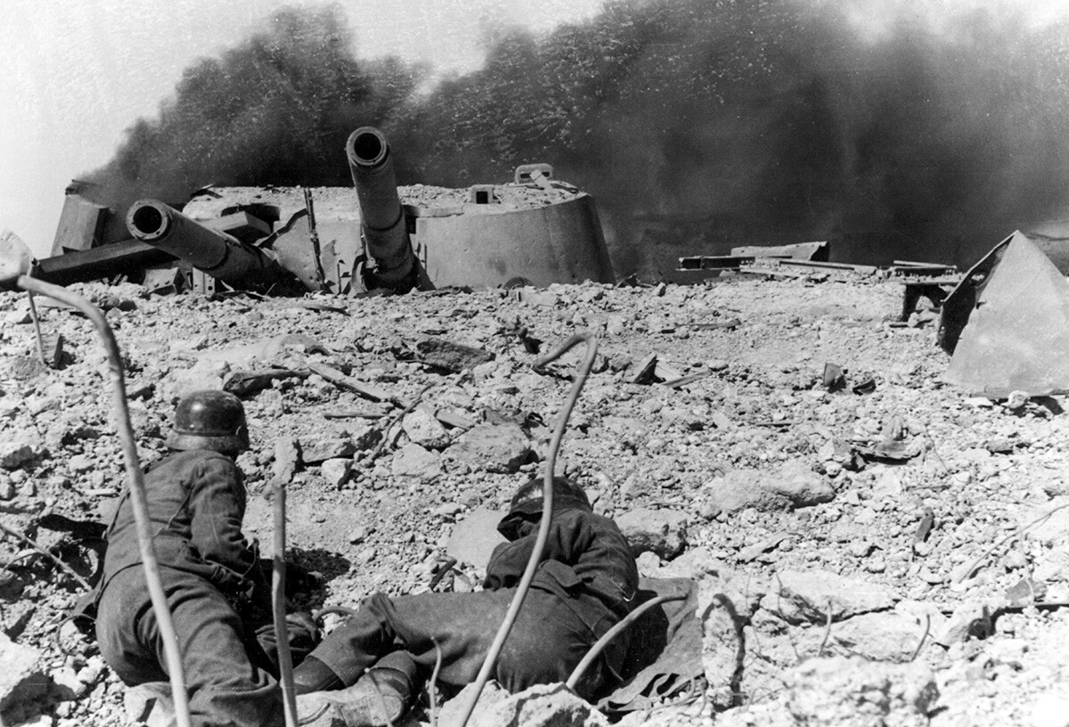 German troops near Sevastopol.