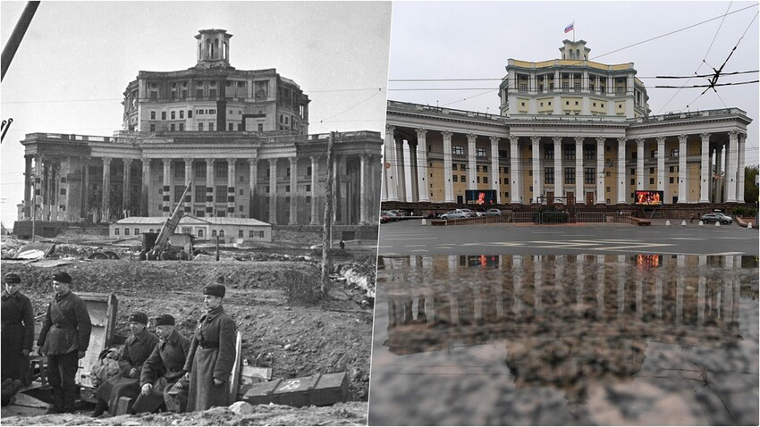 Moscow during World War II vs now (PHOTOS)