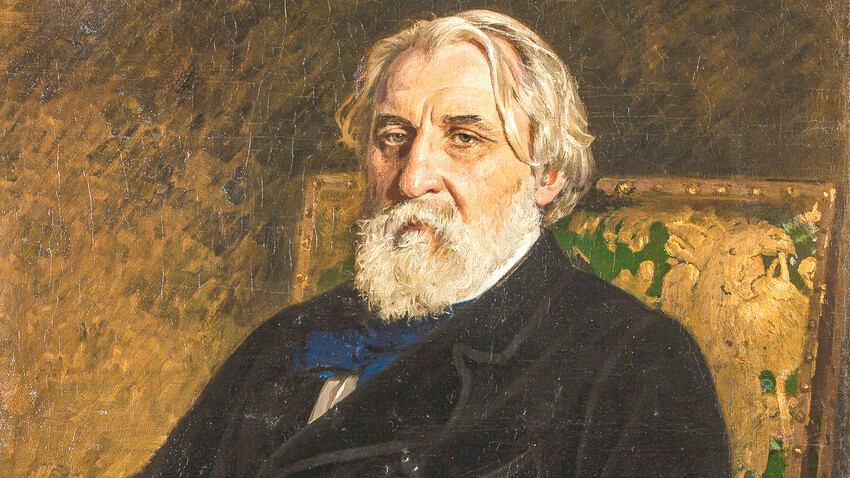 Ilya Repin. Portrait of Ivan Turgenev, 1879