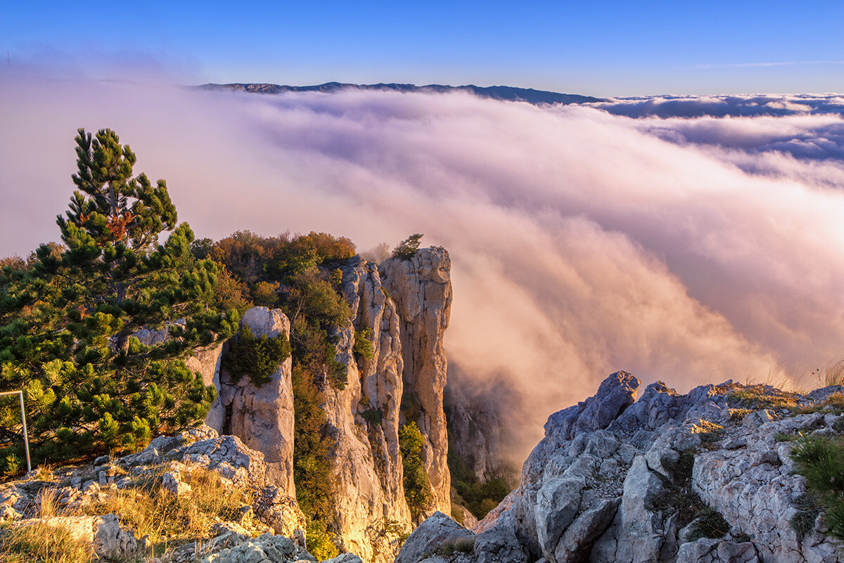 Vista desde la cima de Ai-Petri