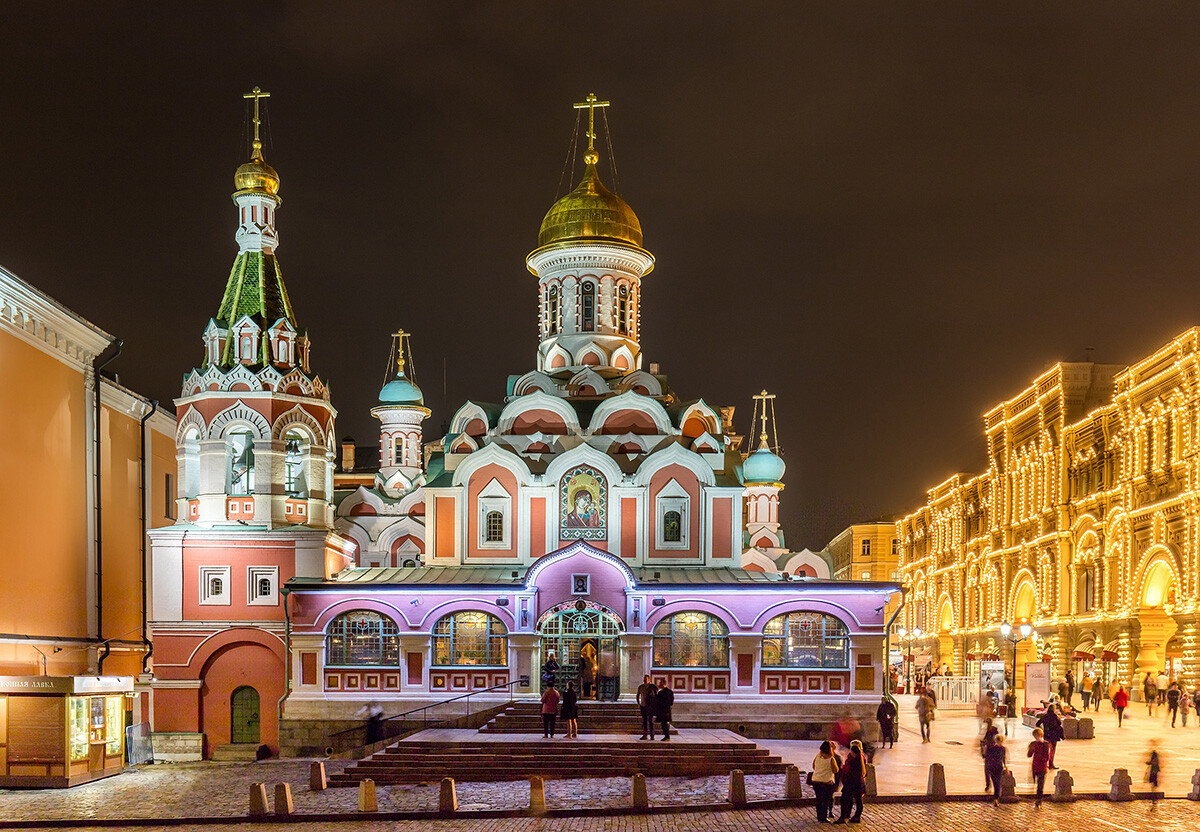 Cathédrale Notre-Dame-de-Kazan sur la place Rouge