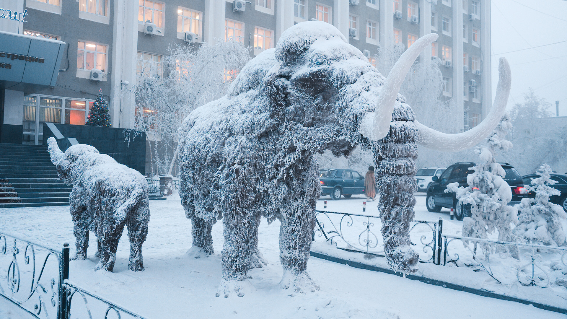 Winter in Yakutsk.