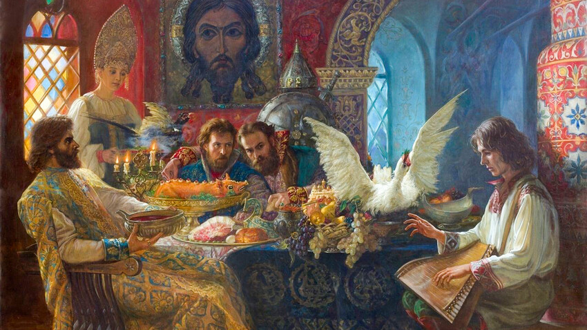 Victor Shilov. Boyar's Feast. 2000