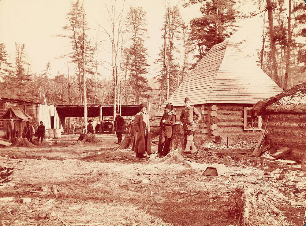 Cabañas de los trabajadores del ferrocarril.